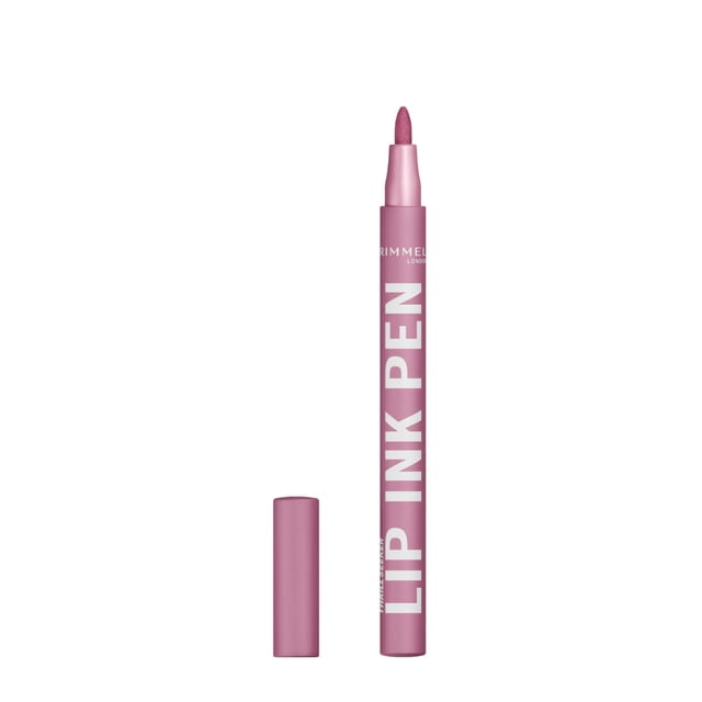 Rimmel Thrill Seeker Lip Ink Pen, Lipstick, Pen-Like Precision Applicator, Kiss-Proof & Transfer-Proof, Buildable Colour, Vegan Formula, 1.7ml