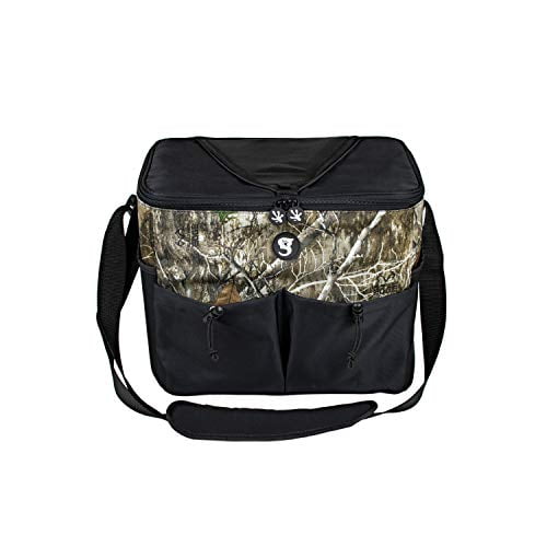geckobrands Large Removable Hardliner Tote Cooler - Holds Up to 24 Cans or 15 Bottles, Realtree Edge Camo
