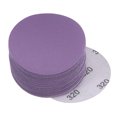 thumbnail image 1 of Unique Bargains 30 Pack 3-Inch Purple Sanding Discs 320 Grits Hook & Loop Professional Aluminum Oxide Sandpaper, 1 of 5