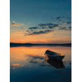 thumbnail image 1 of Qisvanset Abstract Gradient Sunset Canvas Print 12x16 Inch Dining Room Decor, 1 of 8