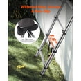 thumbnail image 3 of KFFKFF Telescoping Ladder, 8.5ft Stainless Steel Lightweight Extension Ladder, Multi-Button Retraction Collapsible Ladders, 330LBS Capacity & Non-Slip Feet, 3 of 9