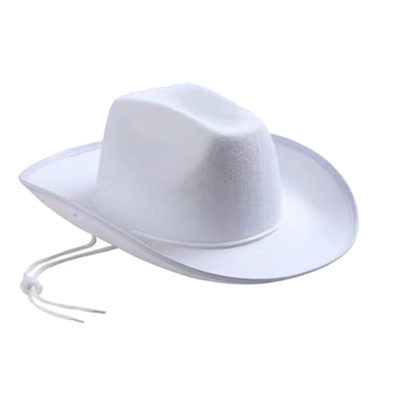 Cowboy Hat for Women White Cowboy Hat Western Cowboy Hat White Wraparound Hat