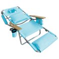 thumbnail image 4 of Ostrich The Deluxe 3N1 Lightweight Beach Lounge Chair & Footrest, Light Blue, 4 of 8