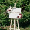 thumbnail image 2 of 2Pcs Artificial Flower Swag Wedding Arch Wreath for Ceremony Wall Farmhouse Red White, 2 of 8