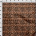 thumbnail image 4 of oneOone Coton Soie Rouille Brun Tissu Abstrait Floral Robe Tissu Tissu Imprimé par la Cour 42 Pouces Large-1ra, 4 of 5