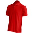 thumbnail image 2 of Basico Polos à Col (Rouge) pour Femmes 100 % Coton Manches Courtes Polos de Golf pour Hommes, 2 of 3