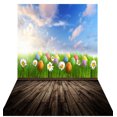 thumbnail image 3 of Coofit Photographie Fond Mignon Oeuf Coloré Photo Toile de Fond Studio Accessoire pour Pâques, 3 of 6