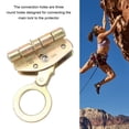thumbnail image 4 of Safety Rope Self Locking Device, Sturdy Galvanized Steel Grab with 3 Round Holes, for Fire Rescue Aerial Work Climbing, 4 of 7