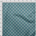 thumbnail image 4 of oneOone Polyester Spandex Dark Teal Green Fabric Block Craft Projects Decor Fabric Printed By The Yard 56 Inch Wide, 4 of 4