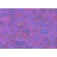 thumbnail image 1 of Ahgly Tapis Rectangulaire Lavable en Machine Intérieur Transitionnel Violet, 2 Pieds x 3 Pieds, 1 of 7