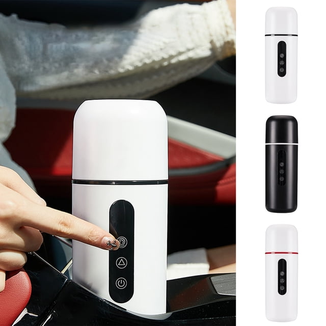 Sentmoon Bouilloire à Eau Chaude Bouilloire Électrique Multifonctionnelle Portable Tasse de Mélange et de Chauffage pour Voiture Bouilloire pour Voiture et Camion Tasse à Faible Consommation pour Boissons Chaudes et Froides