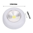 thumbnail image 3 of Wireless LED Disc Light, Under Cabinet Lighting, 60 Brightness Settings, Portable Stick On Light, Battery Powered Round Light, Kitchen Closet Bedroom, Adhesive Mount, No Tools Installation, 3 of 7