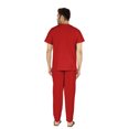 thumbnail image 4 of Inkmeso Solid Nightwear Set For Mens Tshirt And Pants Pajama Set Short Sleeve Pjs Loungewear Set, 4 of 8