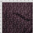 thumbnail image 4 of oneOone Rayon Purple Fabric Floral Craft Projects Decor Fabric Printed By The Yard 56 Inch Wide, 4 of 5