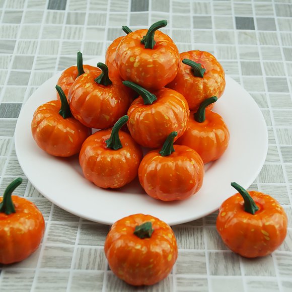 Halloween Artificielle Citrouille Simulation Légume Halloween Artificielle Citrouille Simulation Maison Bureau Hôtel Décor Faux Mousse Citrouille