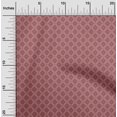 thumbnail image 2 of oneOone Silk Tabby Dark Rose Brown Fabric Geometric Craft Projects Decor Fabric Printed By The Yard 42 Inch Wide, 2 of 4