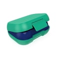 thumbnail image 3 of Bentgo Kids Snack Leak-Proof Container - Green/Navy<br>Edit, 3 of 4