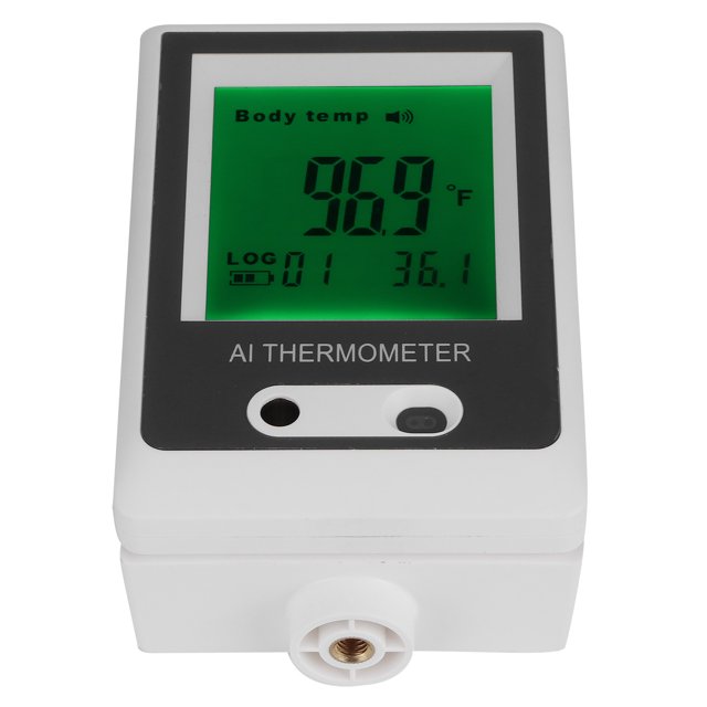 Thermomètre Mural USB Testeur de Température Automatique avec Alarme Vocale Diffusion