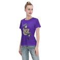 thumbnail image 4 of T-Shirt Basique à Manches Courtes pour Femmes Naruto Hinata, 4 of 6