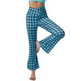 thumbnail image 2 of Women's Bootcut Yoga Pants Crossover High Waisted Workout Leggings Stretch Through Tummy Control Flare Pants, 2 of 6