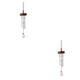 thumbnail image 1 of relayinert Home Décor Stylish Wind Chime Pendant Add Charm To Home Small Wind Chimes vermilion 2Set, 1 of 6