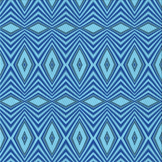 Ahgly Company Tapis d'Intérieur Lavable à la Machine, Carré, Transitionnel, Bleu, Tapis de Zone, 6 Pieds Carré