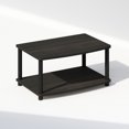 thumbnail image 2 of Furinno Turn-N-Tube 2-Tier Multipurpose Printer Stand Display & Storage Shelf, Espresso/Black, 2 of 6