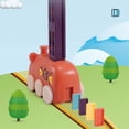 thumbnail image 4 of 80Pcs Domino Train Set Domino Train Blocks Set Automatic Electric Domino Train Toy with Lights & Sounds Rechargeable Fun and Colorful Construction and Stacking Toy for Kid Boy Girl, 4 of 9