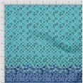 thumbnail image 2 of oneOone Tissu Popeline de Coton Imprimé Géométrique Triangle au Mètre 42 Pouces de Large, 2 of 5