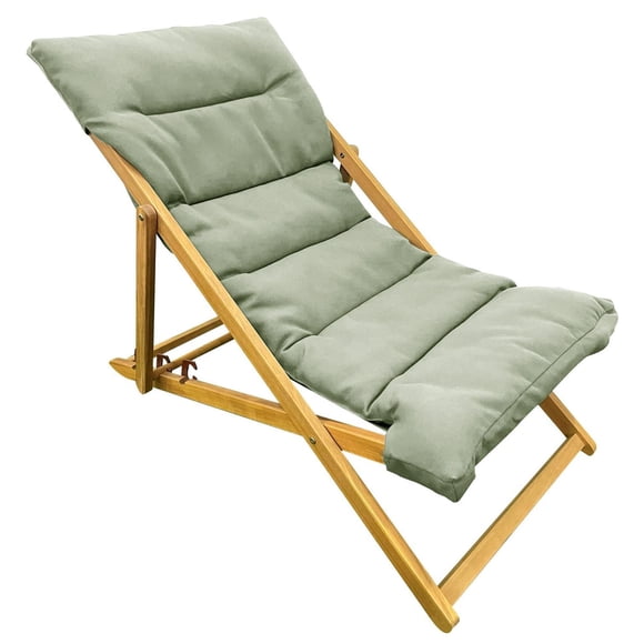 F.Corriveau International outdoor deck chair with cushion