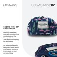 thumbnail image 2 of Lay-n-Go Cosmo Drawstring Cosmetic & Makeup Bag Organizer Toiletry Bag for Travel Gifts and Daily Use 16 inch mini Crossmark, 2 of 5