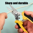 thumbnail image 4 of Professional Garden Shears | Heavy-Duty Stainless Steel Pruning Scissors | 7.87" Multi-Purpose Cutting Tool | Non-Slip Ergonomic Handle | Spring-Loaded Auto-Return | Lock Design | 170g Workshop, 4 of 6