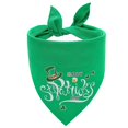 thumbnail image 2 of Agiferg Bandanas pour Chien de la Saint-Patrick Foulard pour Chien Trèfle Foulard Verte Lavable, 2 of 2