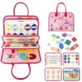 thumbnail image 1 of Busy Board with Handle Early Learning Montessori Board Toy Portable Colorful Sensory Activity Board for Toddlers Preschool Multifunctional Sensory Board Toy for Travel Kids, 1 of 6