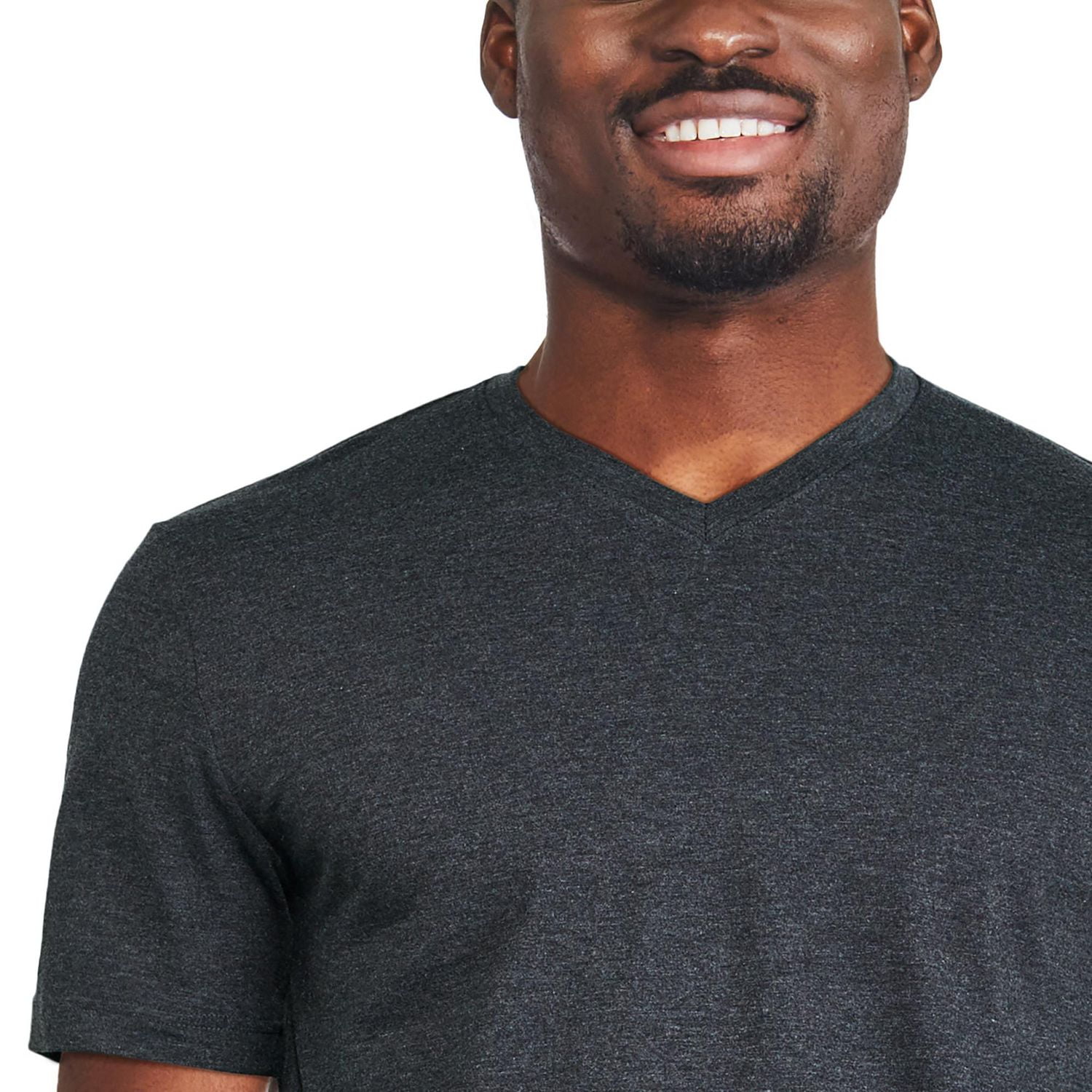 Lot de 2 t-shirts à encolure en V George pour hommes