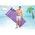 thumbnail image 3 of Mat Gonflable Intex Tote-N-Float Wave, Chaise Longue Gonflable avec Oreiller, Couleurs Assorties, 3 of 3