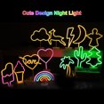 thumbnail image 2 of Labymos Cute Design Night Light Beside Lamp 3 * AA Cell Operated USB Powered Portable, 2 of 8