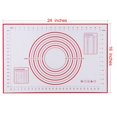 thumbnail image 3 of Dough Mat Silicone Non-Stick Rolling Pad Kneading Scale Baking Tray Kitchen DIY Supplies, 3 of 9