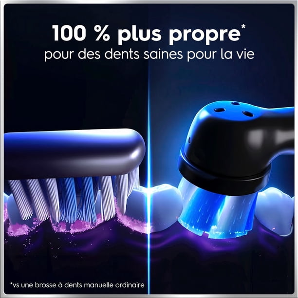 Oral-B iO Series 6 Electric Toothbrush with Brush Head, Black Lava