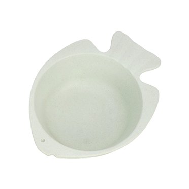 yulier Fish Shape Baby Bowls, Wheat Straw Small Fish Bowl, Plastic Dessert Bowl Snack Bowl Fruit Bowl for Kitchen, Reusable Lightweight Soup Bowls Cereal Bowls for Kids, Blue