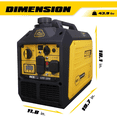thumbnail image 2 of Aceup Energy 4000 Watt Portable Inverter Generator, Gas Powered Generator Quiet for Home, 3500W RV-Ready, EPA Compliant, 2 of 8