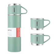 Double Layer Stainless Steel Vacuum Insulated Water Bottle Coffee Mug Thermal Bottle 12H Keeps Hot and Cold Leakproof Suitable for Home Office Outdoor Travel