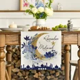 thumbnail image 4 of Ramadan Moon Star Print Seasonal Kitchen Dining Linen Table Runner Washable Family Dining Table Holiday Party Decor Supplies, 4 of 4