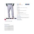 thumbnail image 2 of Jerzees Mens NuBlend Super Sweats Pocketed Sweatpants, S, J Navy, 2 of 2