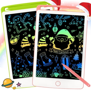 Adofi 8.5 Inch Colorful LCD Writing Tablet 2PC With Stylus Rope Battery