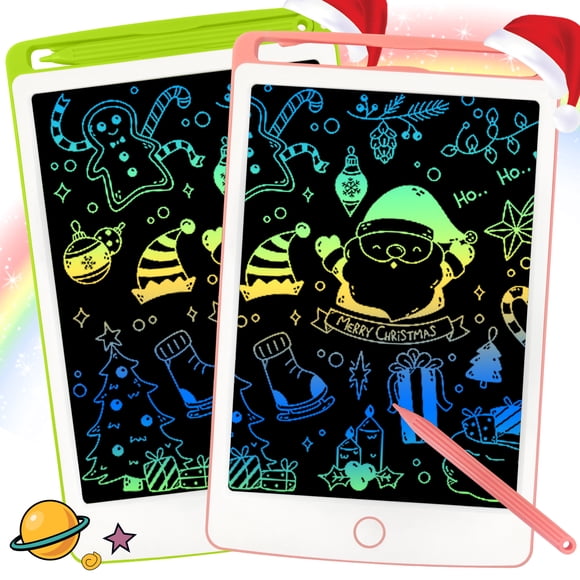 Adofi 8.5 Inch Colorful LCD Writing Tablet 2PC With Stylus Rope Battery