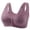 Violet, variante sur Tranfacy Soutiens-gorge pour Femmes Grande Taille, Soutien-Gorge à Fermeture avant, Soutien-Gorge Léger Camisole à Imprimé Floral à Fermeture avant Grande Taille Sans Armatures Mince Respirant Confortable Tenue de Détente