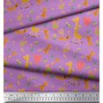 thumbnail image 2 of Soimoi Moss Georgette Fabric Balloon,Floral & Cute Animals Cartoon Print Sewing Fabric Yard 42 Inch Wide, 2 of 3