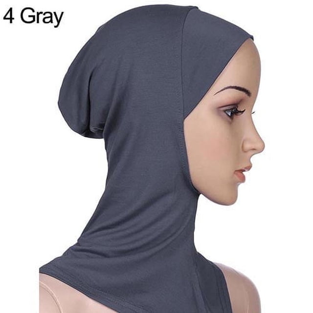 Bonnet Foulard Femme Couleur Unie Couverture Complète