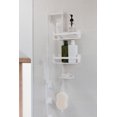 thumbnail image 2 of Umbra Flipside Caddy. Caddie De Douche Flipside. Serviteur De Douche Avec 2 Paniers À Bouteilles Et Un Porte Savon Avec Technologie Flex Gel-Lock®, Pour Douche. Coloris Blanc Et Nickel., 2 of 6